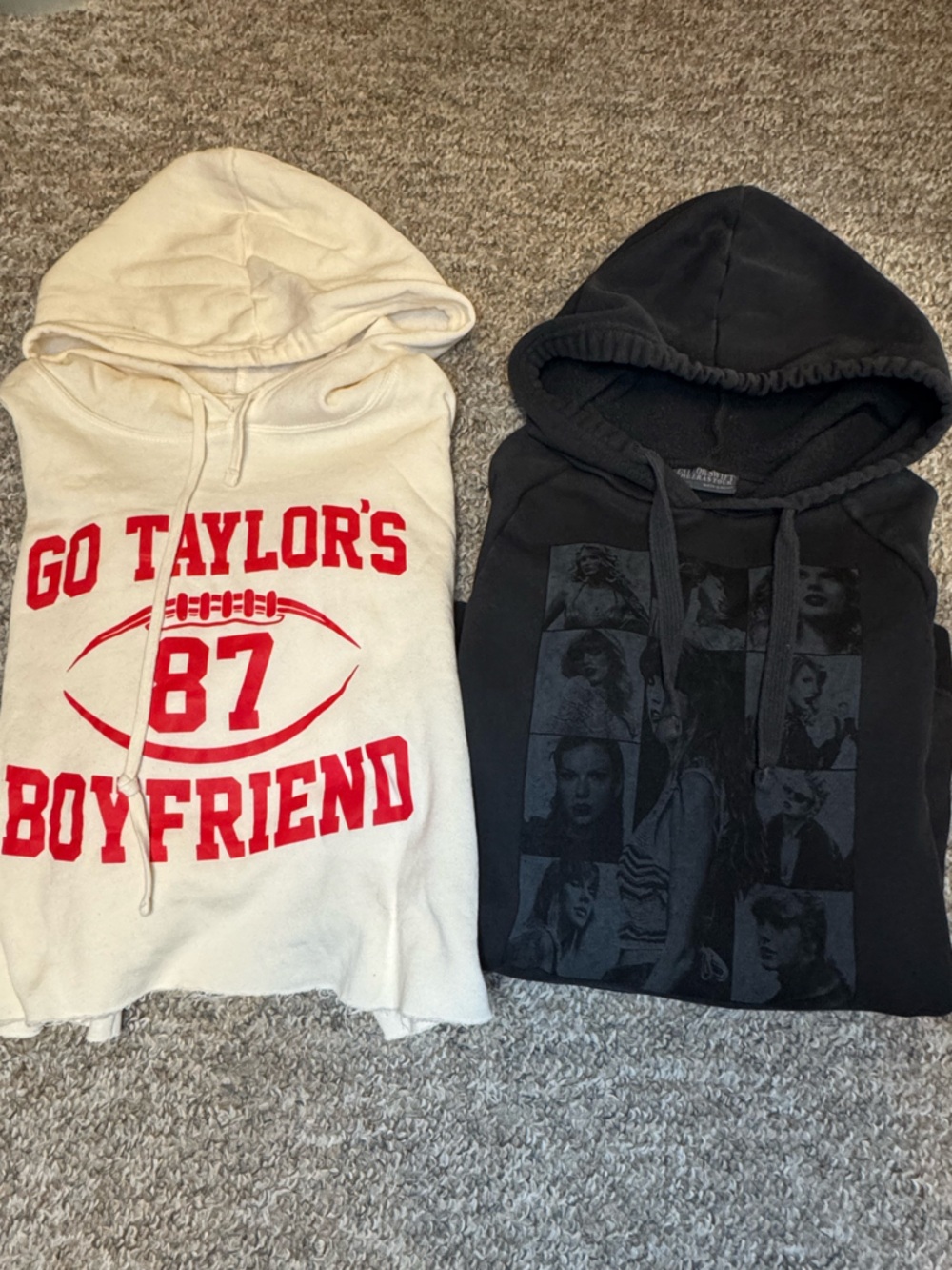 Taylor Swift hoodie bundle - Eras tour hoodie + Taylor’s Boyfriend hoodie